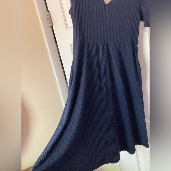Navy Blue Socialite Dress- Size Large - Picture 3 of 5